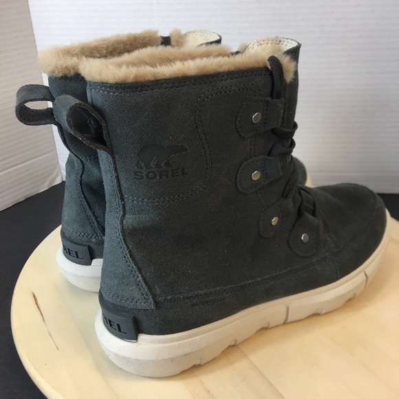 Sorel Explorer II Joan Faux Fur Waterproof Boot Grill Fawn size from 6-11 - Picture 6 of 9